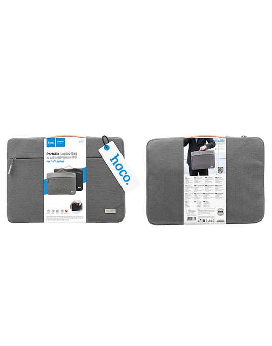 Hoco Laptop Bag 16-inch with Handle (GT7)- Grey