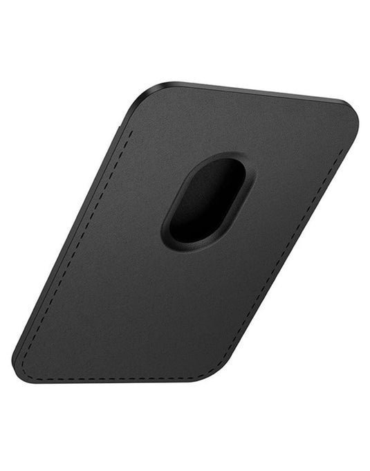 Hoco Leather Magnetic Card Pocket (DLB01) - Black