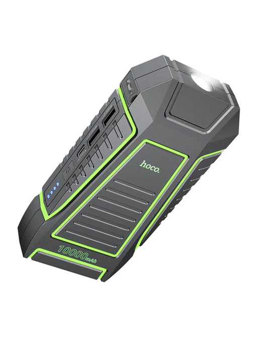 Hoco Portable Smart Car Jump Starter Power Bank Led Light 10000mAh (QS1)