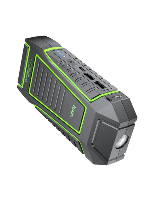 Hoco Portable Smart Car Jump Starter Power Bank Led Light 10000mAh (QS1)