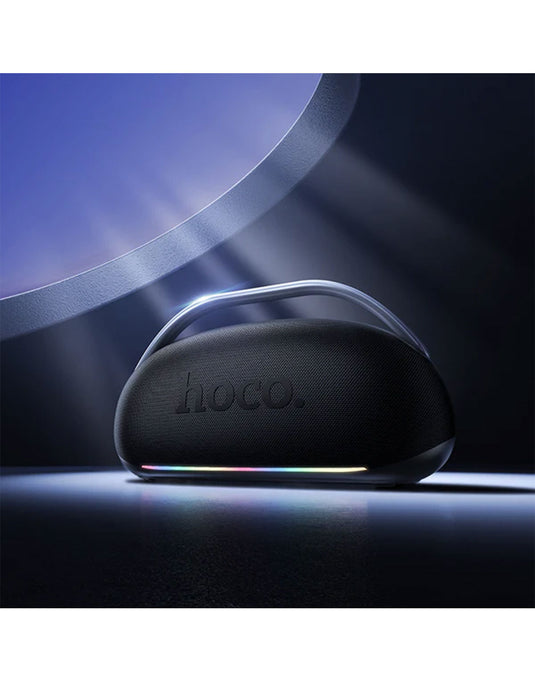 Hoco Premium Bluetooth Party Speaker 300W RMS With 2 Wireless Mics (HT2) - Black