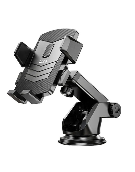 Hoco Premium Easy-Lock Car Phone Holder (CA83) - Black