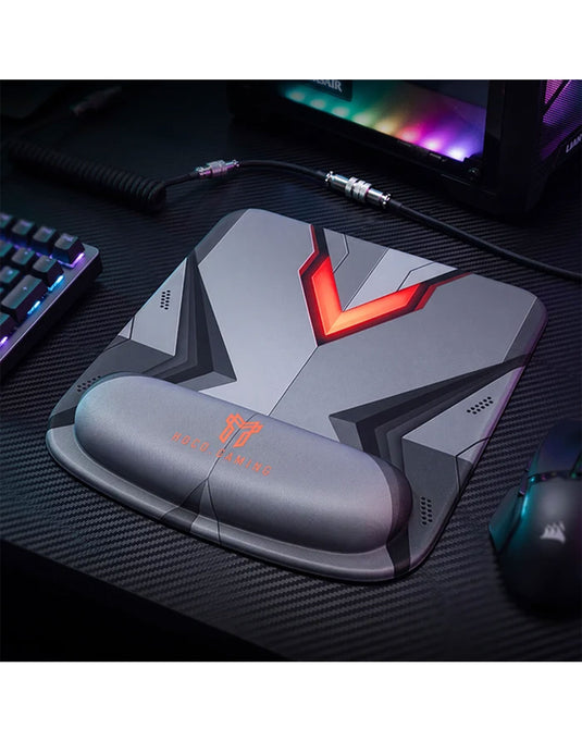 Hoco Premium Ergonomic Gaming Mouse Pad with Soft Gel Wrist Cushion (GM861)