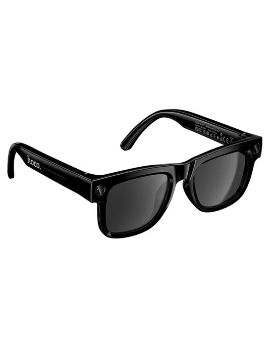 Hoco Premium Smart Ai Glasses, 8MP HD Camera (DI117) - Black (Brand New)