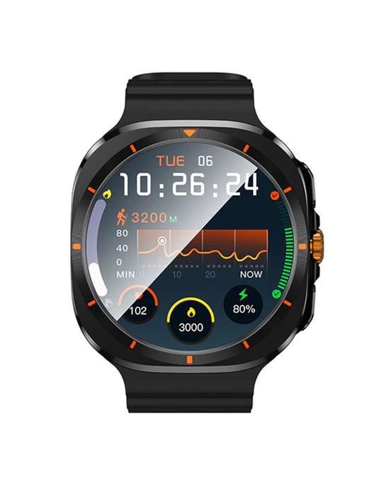 Hoco Smart Sports Watch With Calling Feature (Y29) - Black (Brand New)