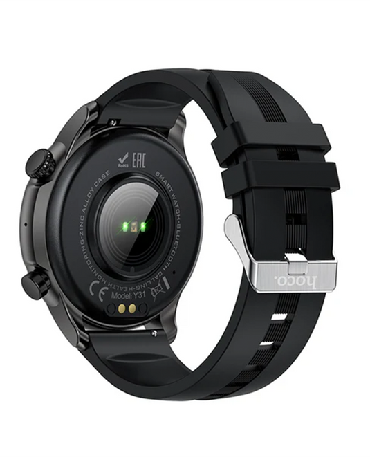 Hoco Smart Sports Watch With Calling Feature (Y31) - Black