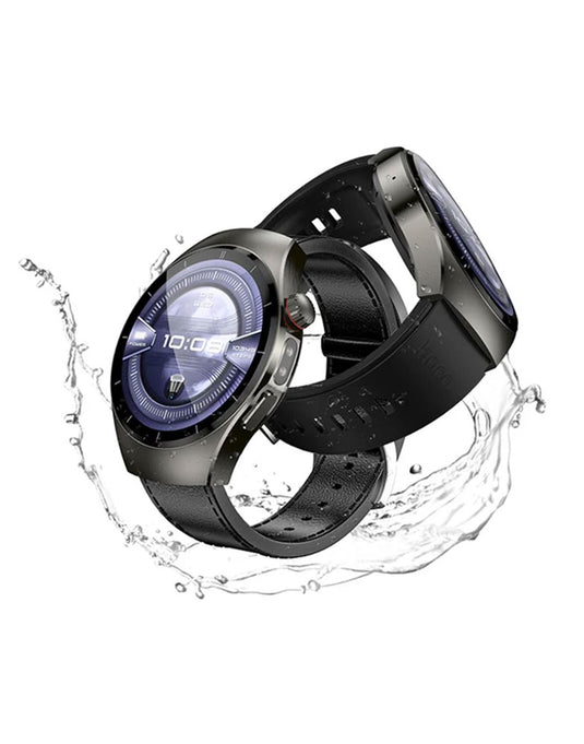 Hoco Smart Watch With Calling Feature With 2 Straps (Y40) - Black