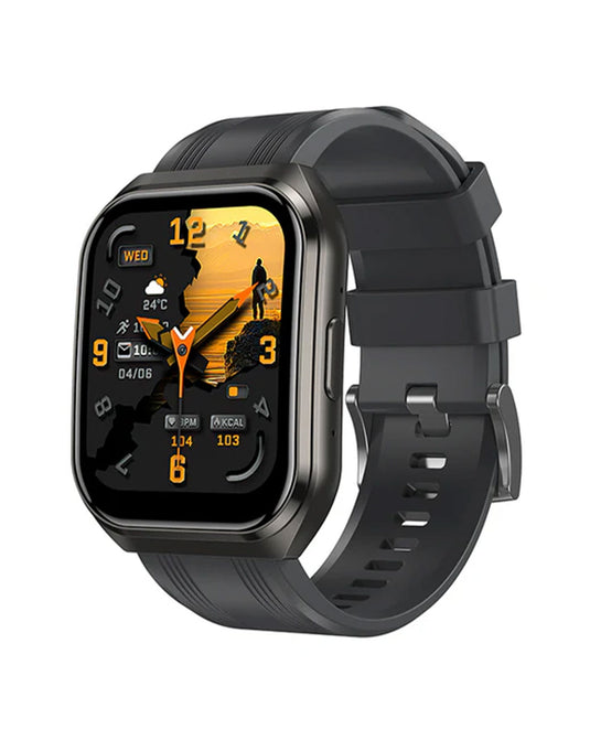 Hoco Smart Watch With Calling Feature Y44 - Black (Brand New)