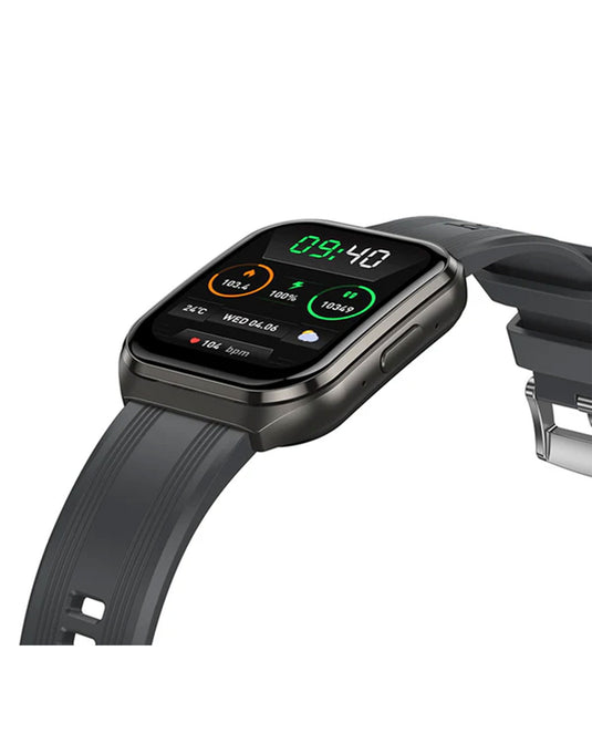Hoco Smart Watch With Calling Feature Y44 - Black (Brand New)