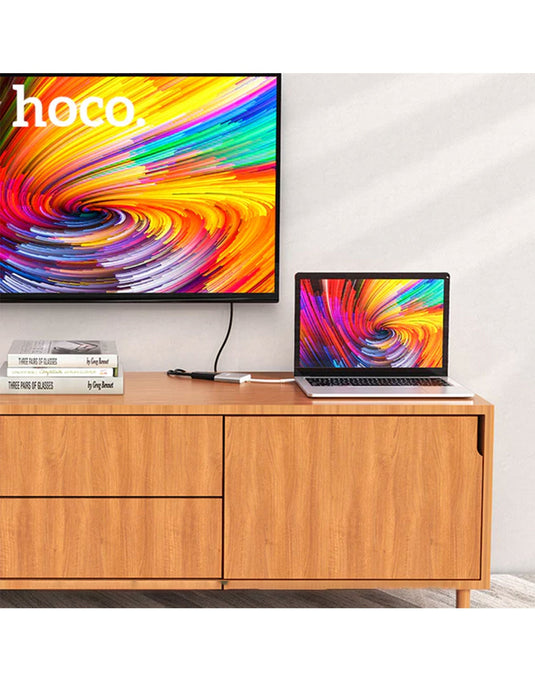 Hoco Type-C Hub to USB3.0 & HDMI & PD (HB14)