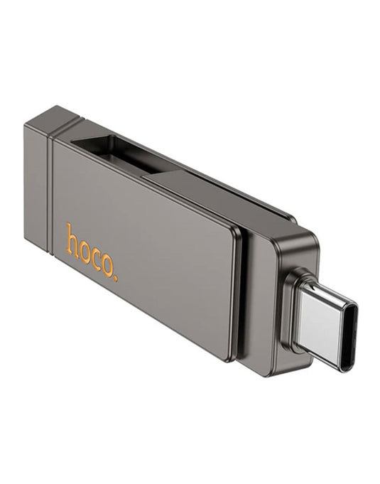Hoco USB-A & USB-C High Speed 32GB Flash Drive (UD15) - Grey