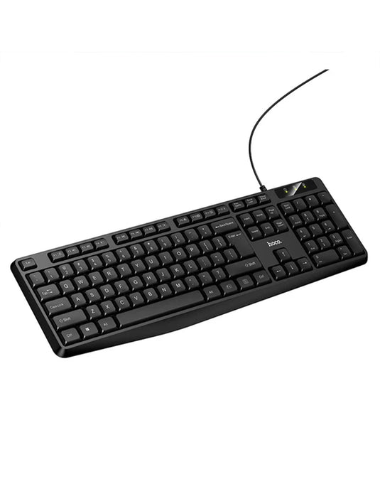 Hoco USB Wired Computer Keyboard (GM60) - Black