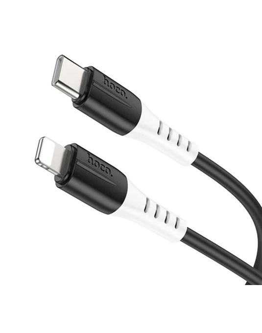 Hoco Ultra Soft Silicon Lightning to Type C Cable (X82)