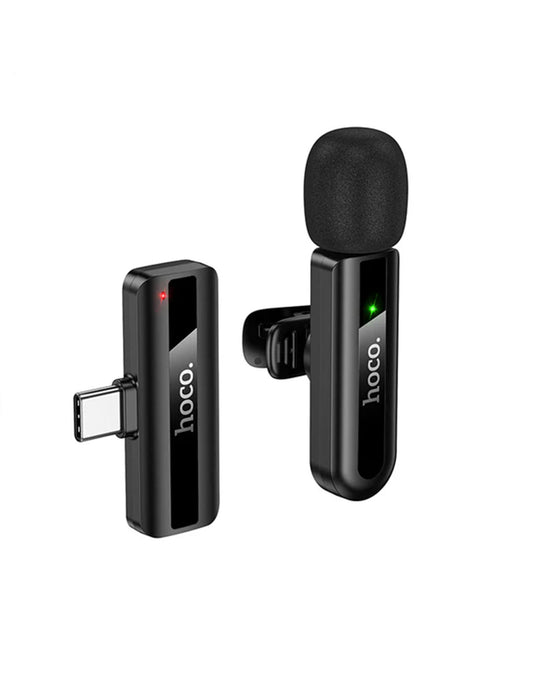 Hoco Wireless Digital Microphone w/ USB-C Connector, DSP Digital Noise Reduction (L20-C)