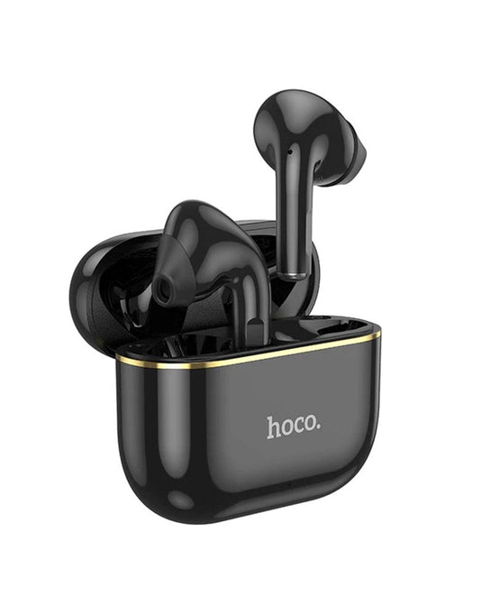 Hoco Wireless TWS Earbud w/ Chrome Lining Design Wireless Earphones - TechCrazy