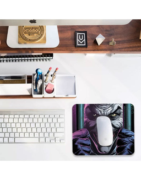 Original and Officially Licensed by DC Mouse Pad for PC, Pattern Joker and Batman, Computer Mouse Mat, Non-Slip (Joker 015 Multicoloured) - TechCrazy