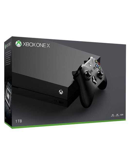Microsoft Xbox One X 1TB With Controller - Black