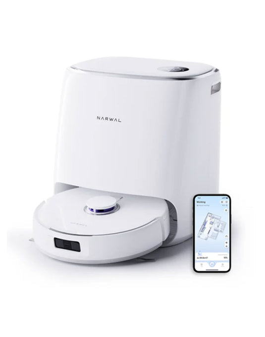 Narwal Freo X Ultra Robotic Vacuum and Mop Cleaner - White