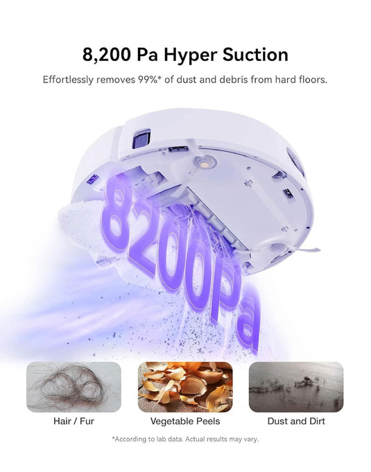 Narwal Freo X Ultra Robotic Vacuum and Mop Cleaner - White