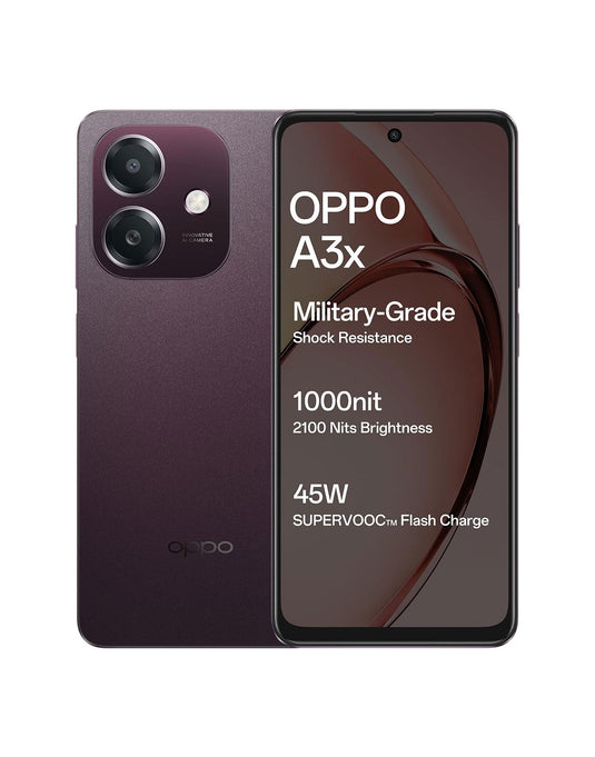 Oppo A3X (2024) 4GB 128GB 4G Dual Sim Smartphone