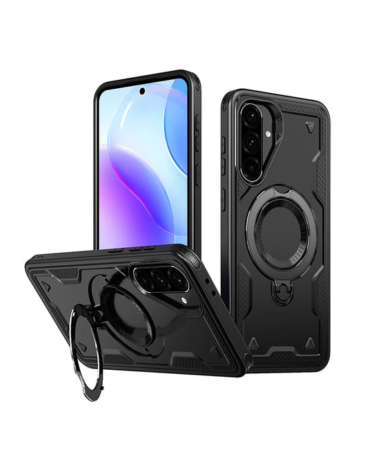 Samsung Galaxy A17 5G Case Artistry Tough Armor Ring Case - Black