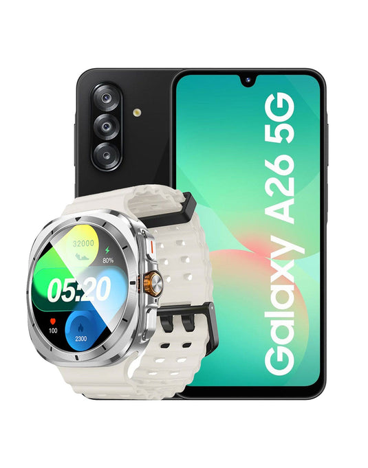 Samsung Galaxy A26 (2025) 6GB 128GB 5G Dual Sim Smart Phone (Brand New) + Smart Sports Watch (Y29) (Bundle Deal)