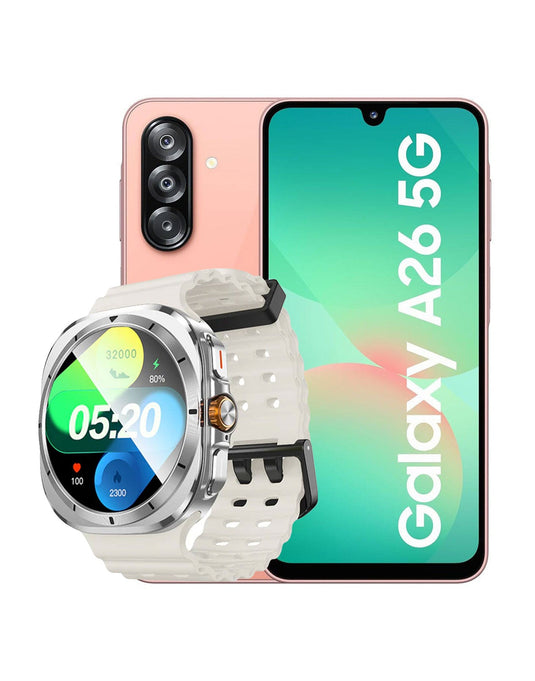 Samsung Galaxy A26 (2025) 6GB 128GB 5G Dual Sim Smart Phone (Brand New) + Smart Sports Watch (Y29) (Bundle Deal)