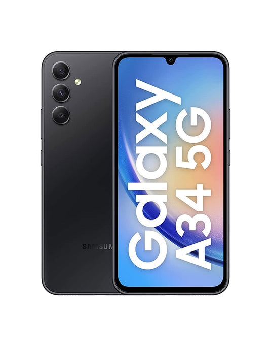 Samsung Galaxy A34 6GB 128GB 5G Dual Sim Smartphone - Black