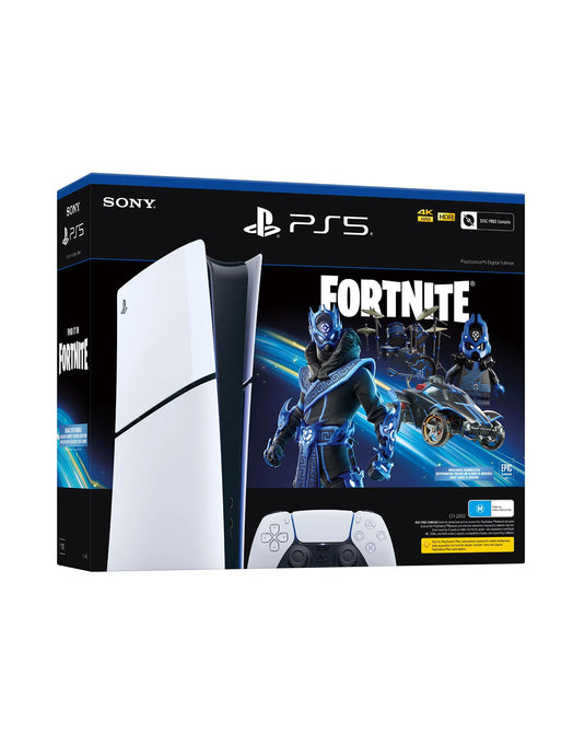 Sony PS5 Digital Edition Slim Console 1TB With Wireless Controller & Accessories - White (Very Good-Refurbished)