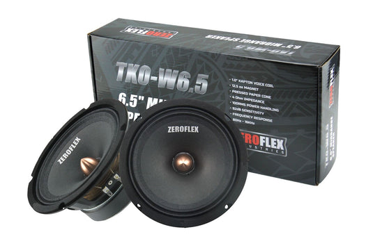 Zeroflex TKO-W6.5 6.5" Midbass Drivers
