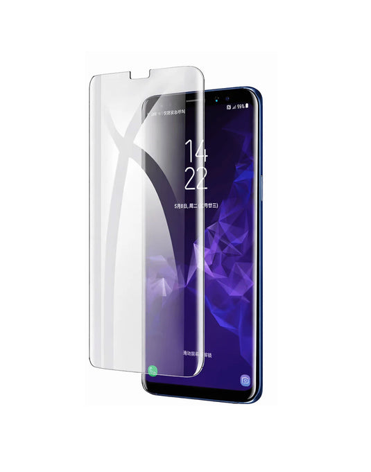 UV Full Liquid Glue Screen Protector Tempered Glass For Samsung S22 Ultra