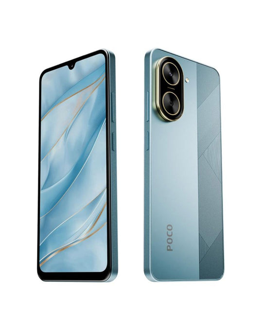 Xiaomi Poco C71 3GB 64GB 4G Dual Sim Smartphone (Brand New) + Free TPU Clear Case - Blue