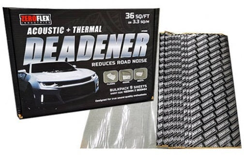 Zeroflex ZFD36D Sound Deadener Bulk 9-Sheet Pack