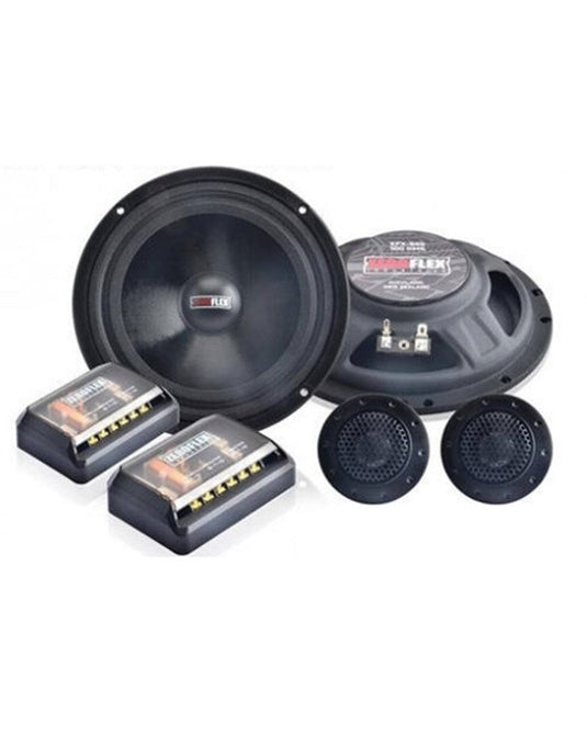 Zeroflex EFX-65S 6.5-inch Shallow Mount Component Speakers