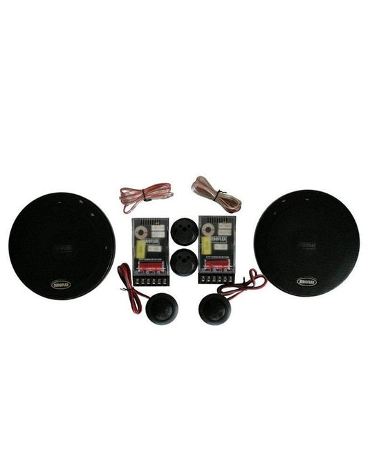 ZEROFLEX EFX-602 6.5" 2-Way Coaxial Car Speakers – 60W RMS