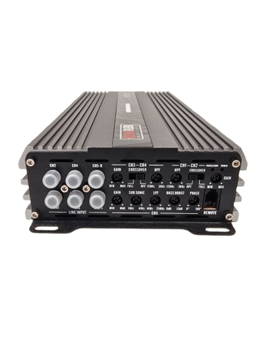 Zeroflex FLX700.5- 5 Channel Amplifier With Free Bass Controller - Silver (Brand New)