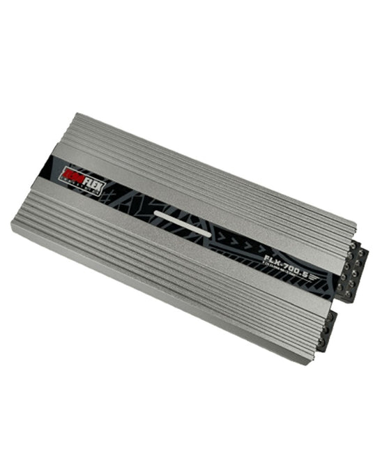 Zeroflex FLX700.5- 5 Channel Amplifier With Free Bass Controller - Silver (Brand New)
