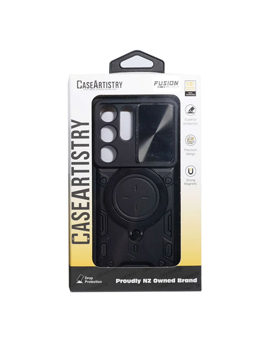 Samsung Galaxy A36 5G Case Artistry Tough Armor Magnetic Fusion Case - Black