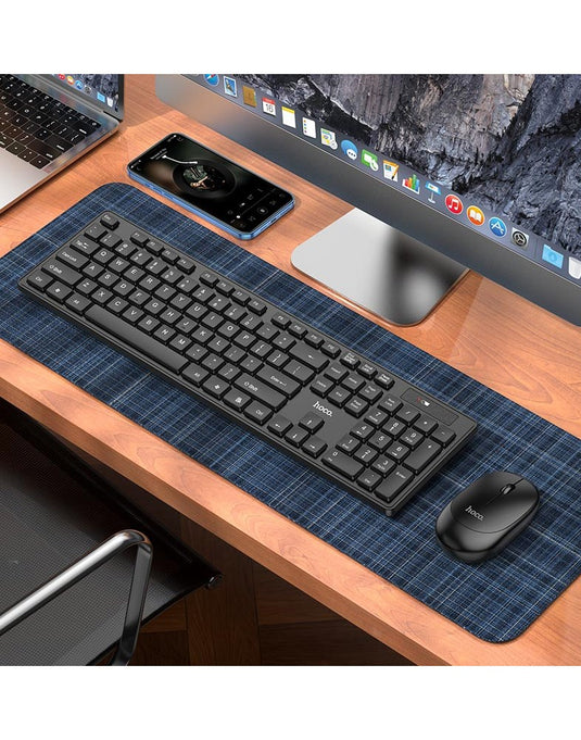 Hoco Wireless Business Keyboard + Mouse Set (GM17) - Black
