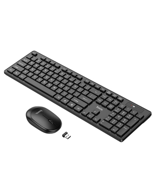 Hoco Wireless Business Keyboard + Mouse Set (GM17) - Black
